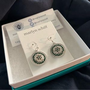 Marlyn Schiff Delilah Round Crystal Earring